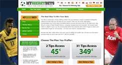 Desktop Screenshot of mysecretbets.com